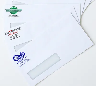 Printed business envelopes